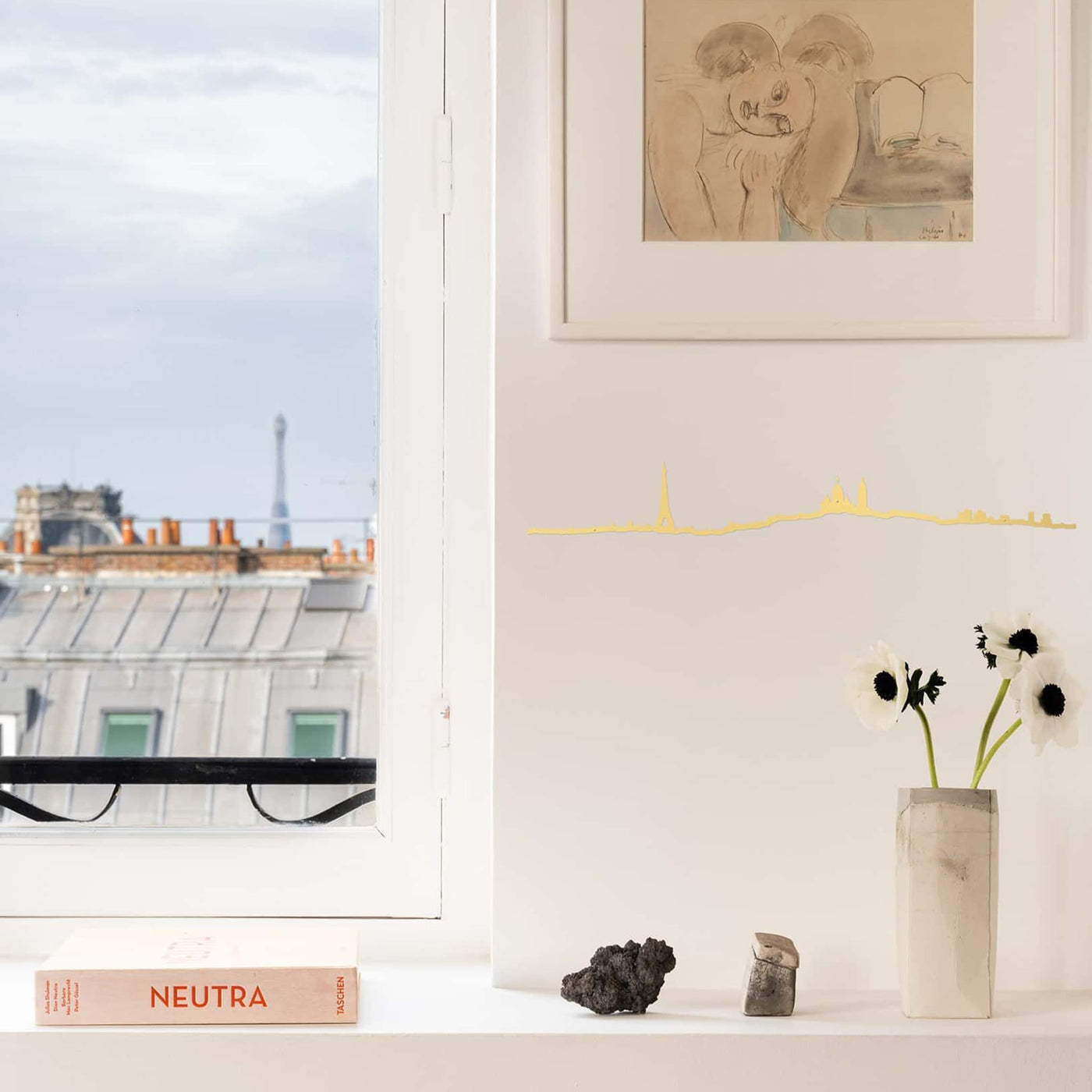 Découvrez The Line : Capturez l'essence de Paris avec des lignes décoratives élégantes et minimalistes.