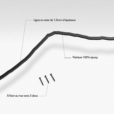 Découvrez l'interprétation artistique du Mont Fuji par The Line, offrant une représentation captivante de son profil emblématique. Pour les passionnés de beauté naturelle et de culture japonaise.