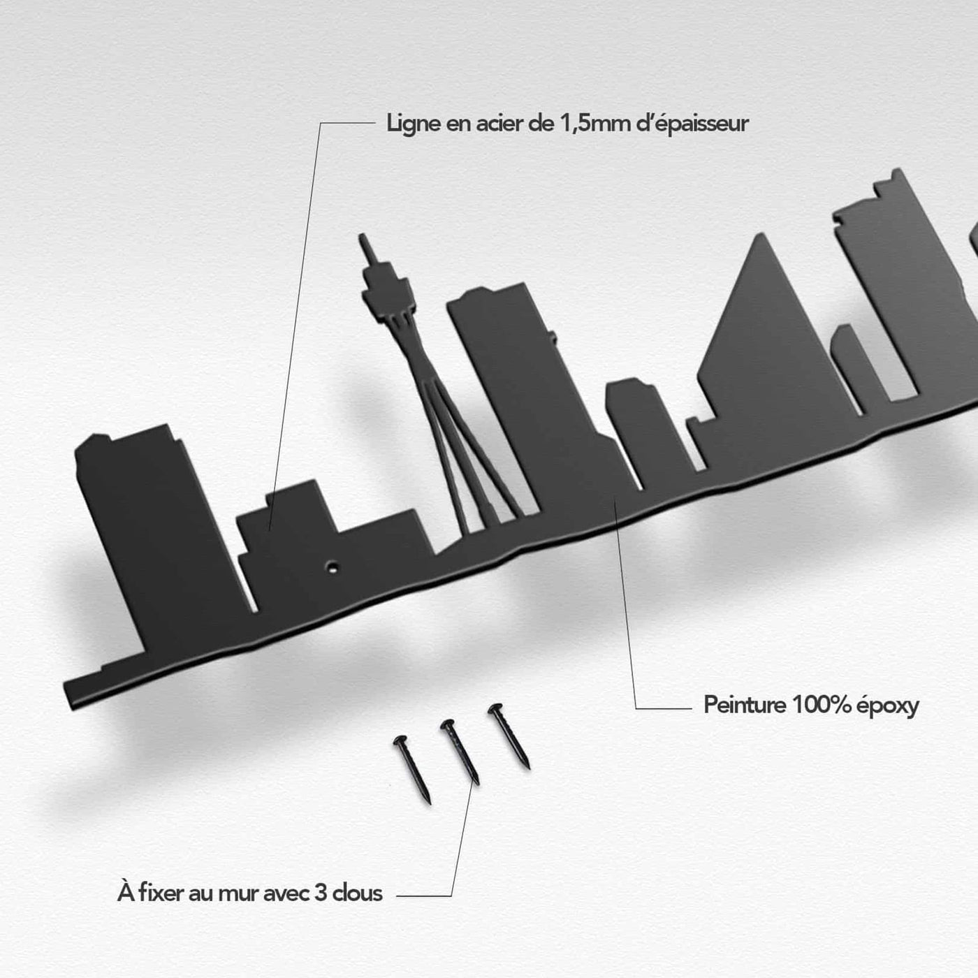 The Line propose une silhouette de 50 cm de la ligne d'horizon de Sydney, idéale pour un décor sophistiqué.