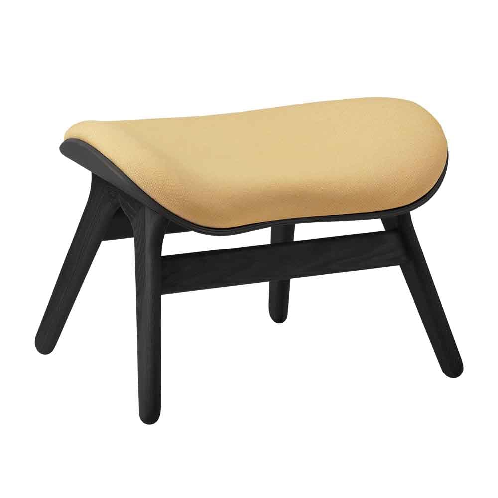 Umage A Conversation Piece, ottoman pour accompagner le fauteuil, en bois et polyester, brillance estivale, chêne noir