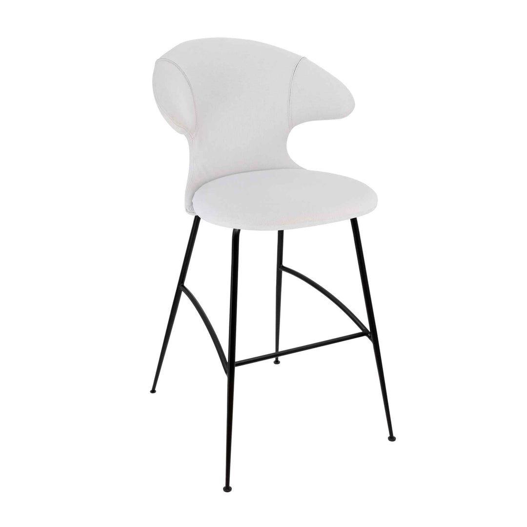 Umage Time Flies, tabouret de bar, en tissu et métal, sterling, noir