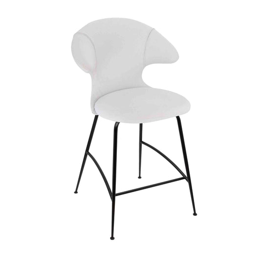 Umage Time Flies, tabouret de comptoir, en tissu et métal, sterling, noir