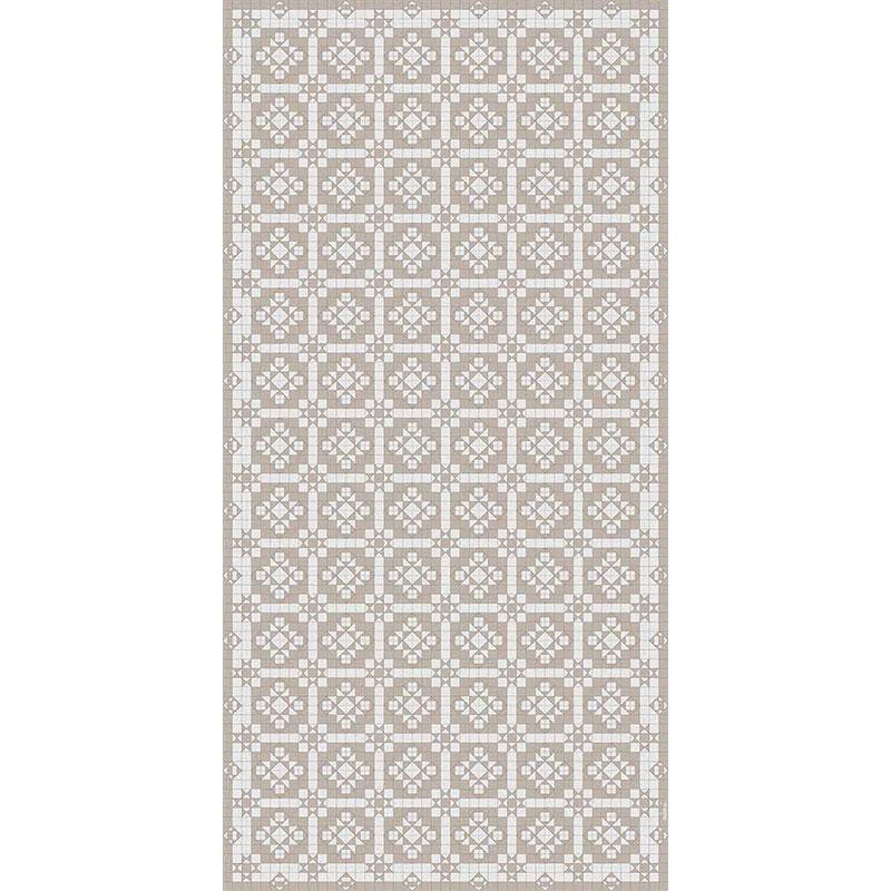 Adama Alma Geo, tapis plat à motif d’une épaisseur de 5 mm, en vinyle, ochre