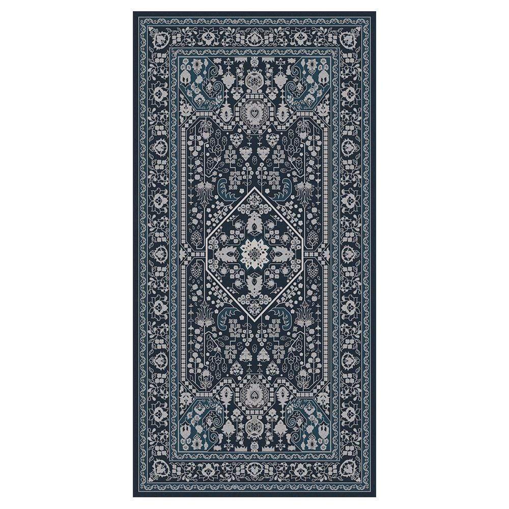 Adama Alma Granada, tapis plat à motif d’une épaisseur de 5 mm, en vinyle, gris