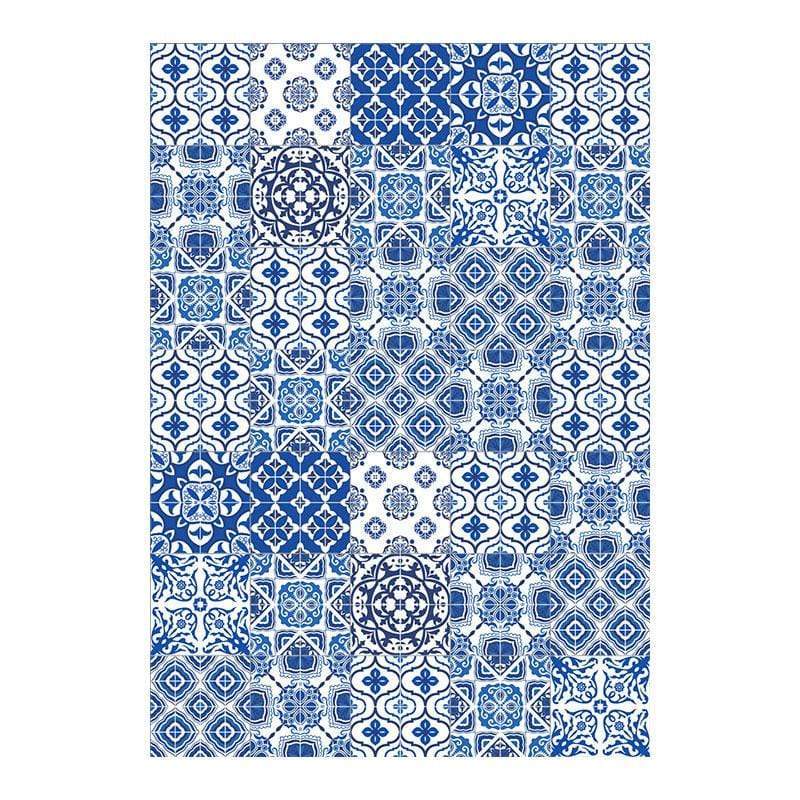 Adama Alma Napperon rectangulaire, set de table à motifs en tuiles, en vinyle, morning