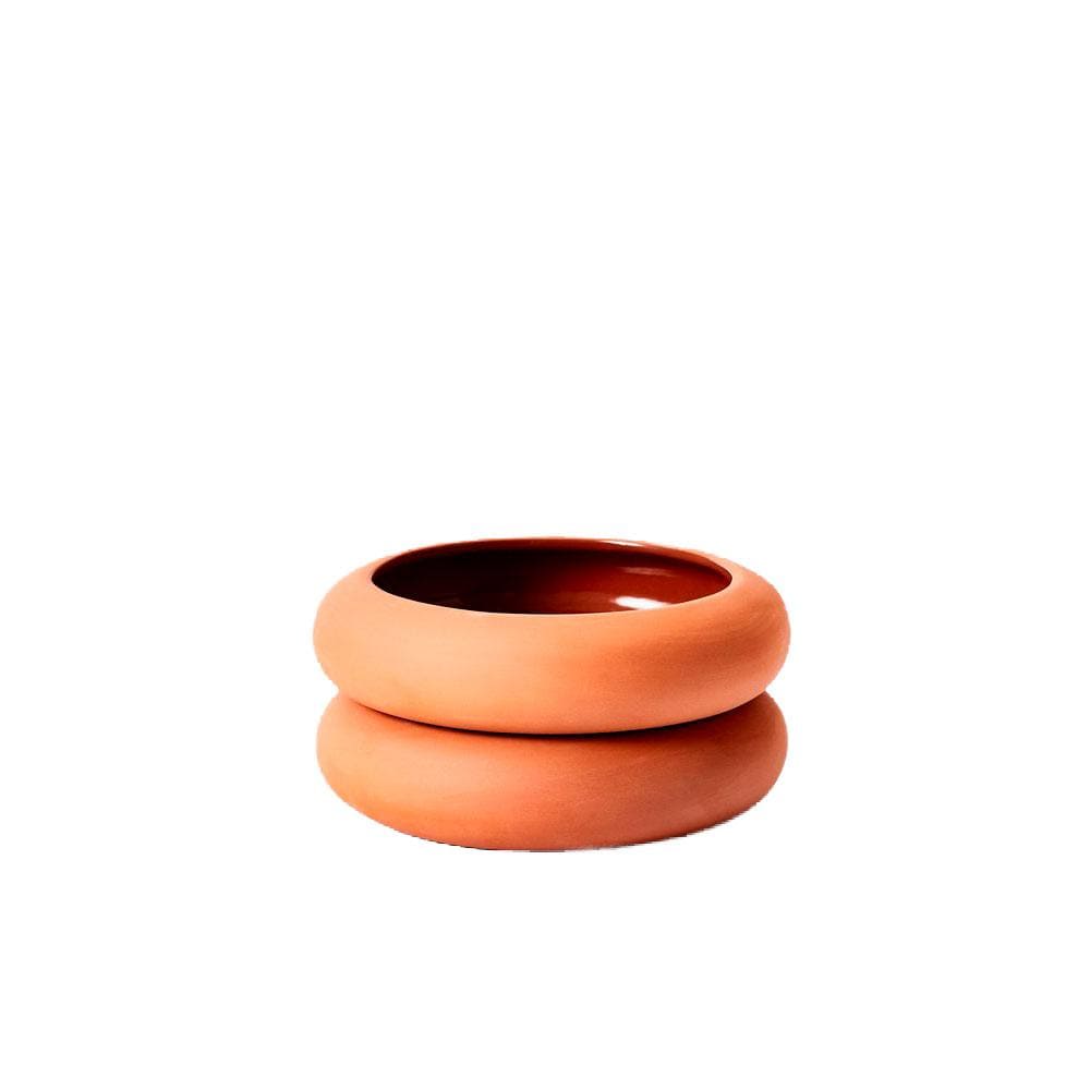 La jardinière empilable de Areaware allie design moderne et fonctionnalité, avec une soucoupe cachée pour recueillir l'excès d'eau. Idéale pour plantes d'intérieur et herbes aromatiques. terracotta, petit