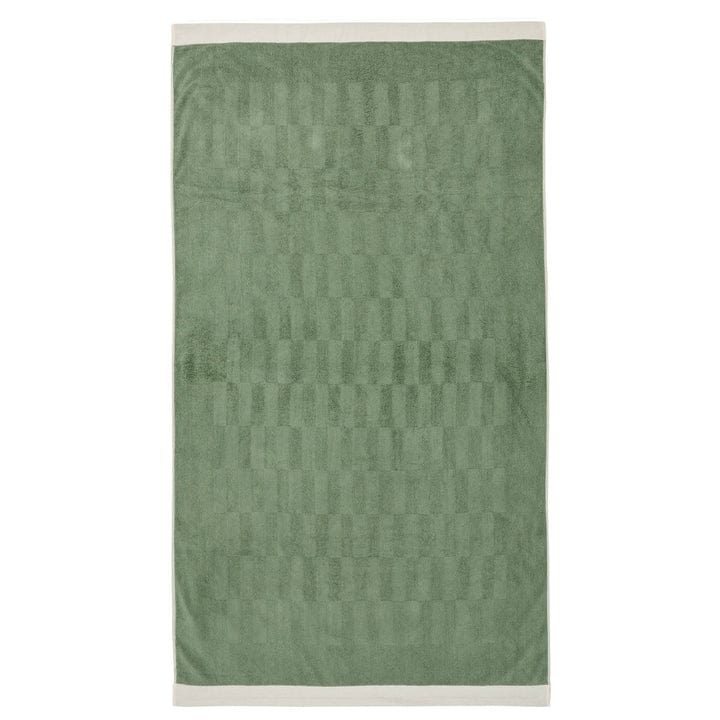 Beach Towel, serviette de plage luxueuse par Basil Bangs, sage