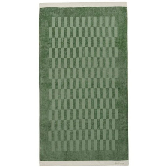 Beach Towel, serviette de plage luxueuse par Basil Bangs, sage