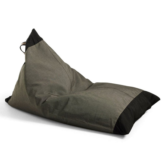 Outdoor Bean Bag, pouf poire d'intérieur et d'extérieur par Basil Bangs, charcoal