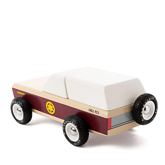 Candylab Lone Sheriff, voiture jouet tout-terrain, en bois,