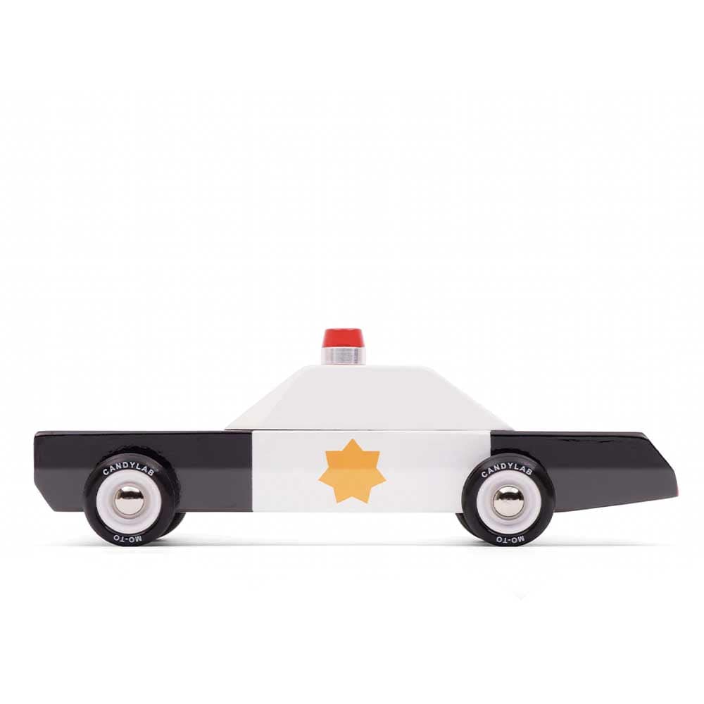 Candylab Police Cruiser, voiture jouet, en bois