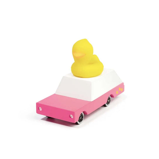 Candylab Wagon bouée, petite voiture jouet, en bois, canard