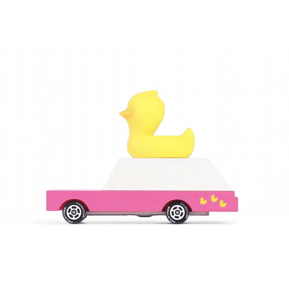 Candylab Wagon bouée, petite voiture jouet, en bois, canard