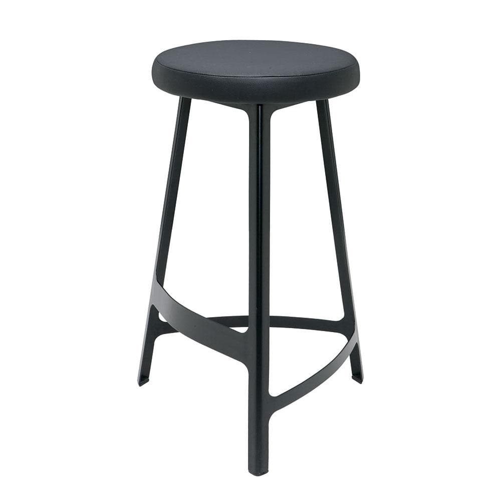 District Eight présente Hyku : le tabouret de comptoir chic et polyvalent. Acier, poudre et cuir pour un style contemporain et une durabilité exceptionnelle.