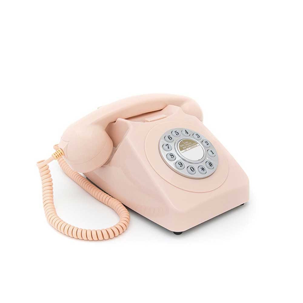 GPO 746 Push, téléphone vintage, rose