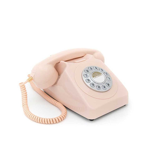 GPO 746 Push, téléphone vintage, rose