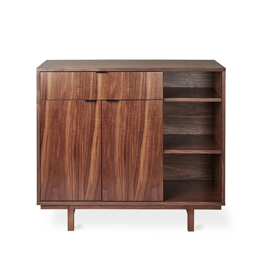 Gus* Modern Belmont, cabinet de rangement, en bois de noyer