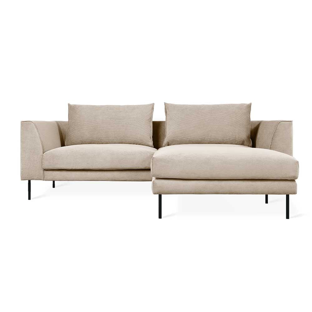 Gus* Modern Renfrew, sofa bi-sectionnel, en tissu, mersey caribou