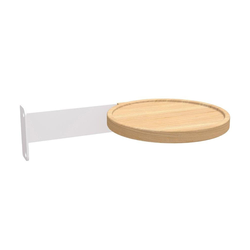 Gus* Modern Branch, accessoire pour étagère, en bois, plateau latéral, blanc, naturel