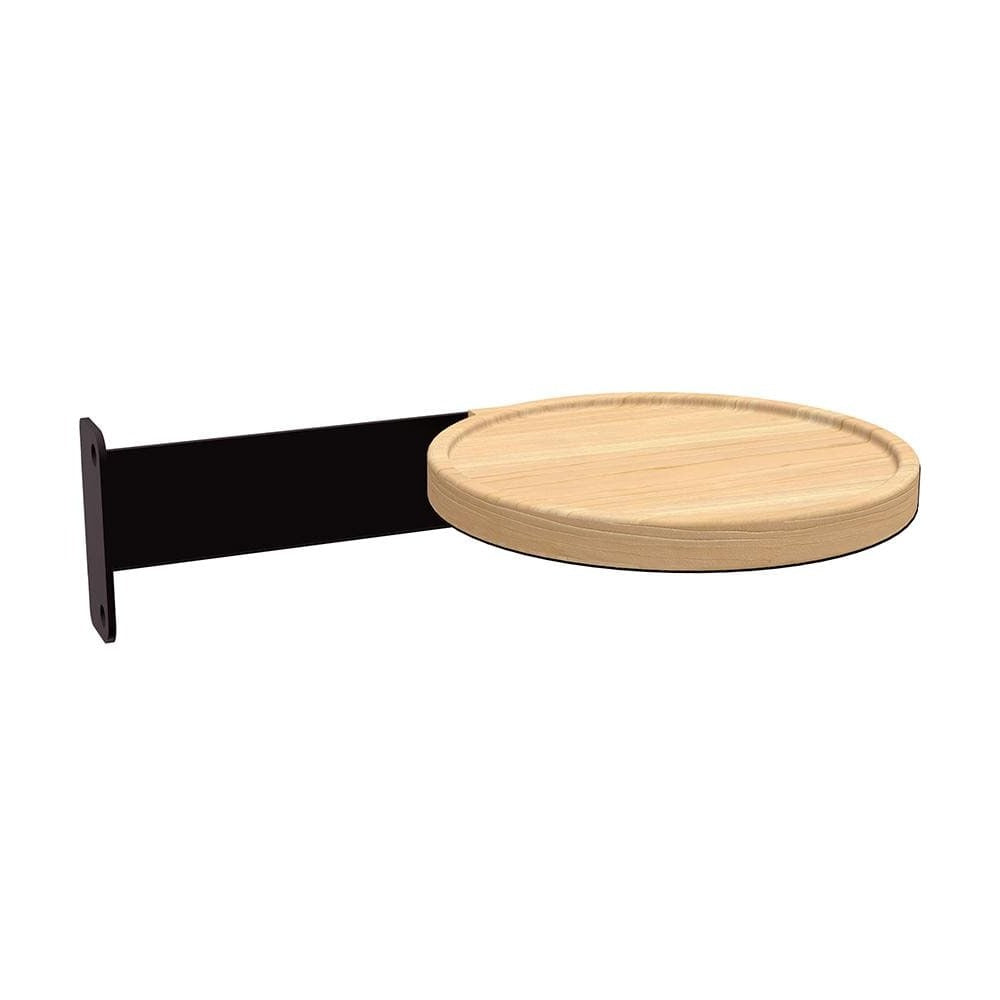 Gus* Modern Branch, accessoire pour étagère, en bois, plateau latéral, noir, naturel