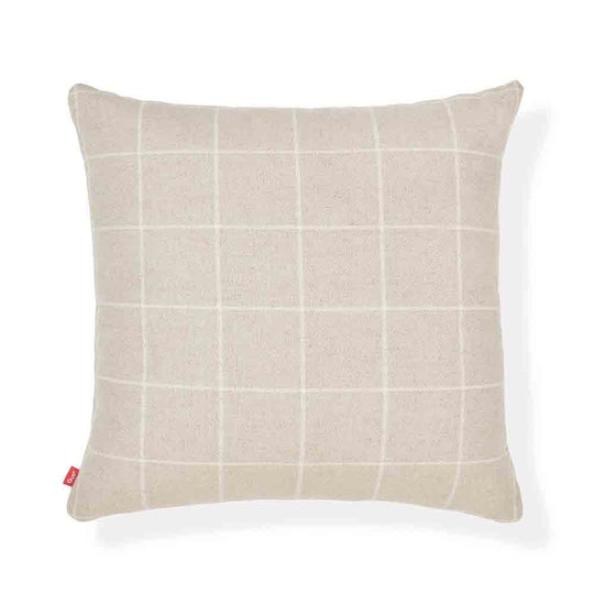 Gus* Modern Puff, coussin décoratif au format carré, en tissu, midtown avena