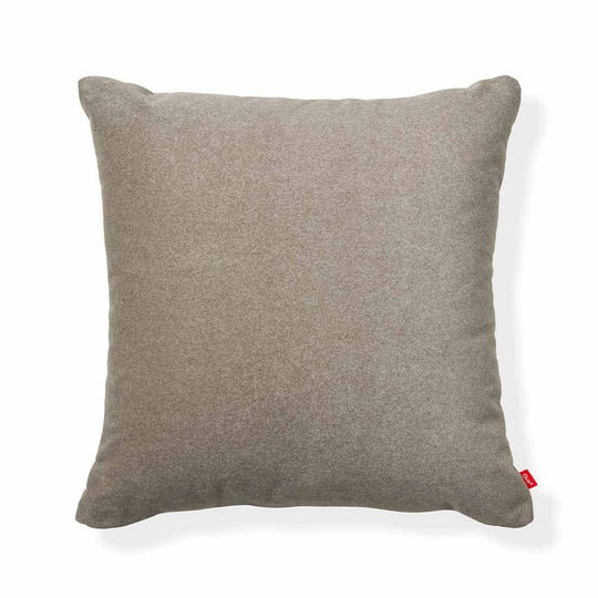 Gus* Modern Puff, coussin décoratif au format carré, en tissu, merino cygnet / merino heather