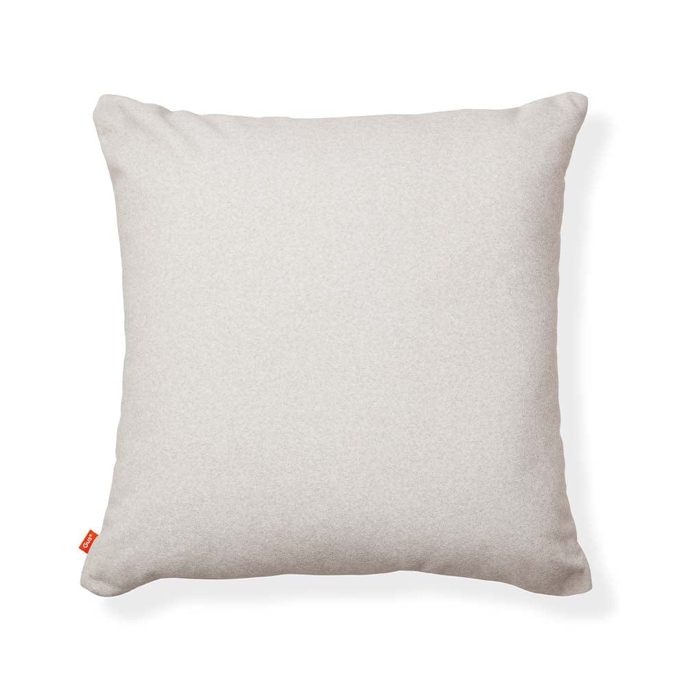 Gus* Modern Puff, coussin décoratif au format carré, en tissu, merino cream / merino mocha