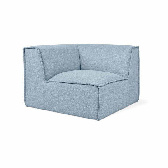 Gus* Modern Nexus, fauteuil de coin large et confortable, en tissu, parliament lake