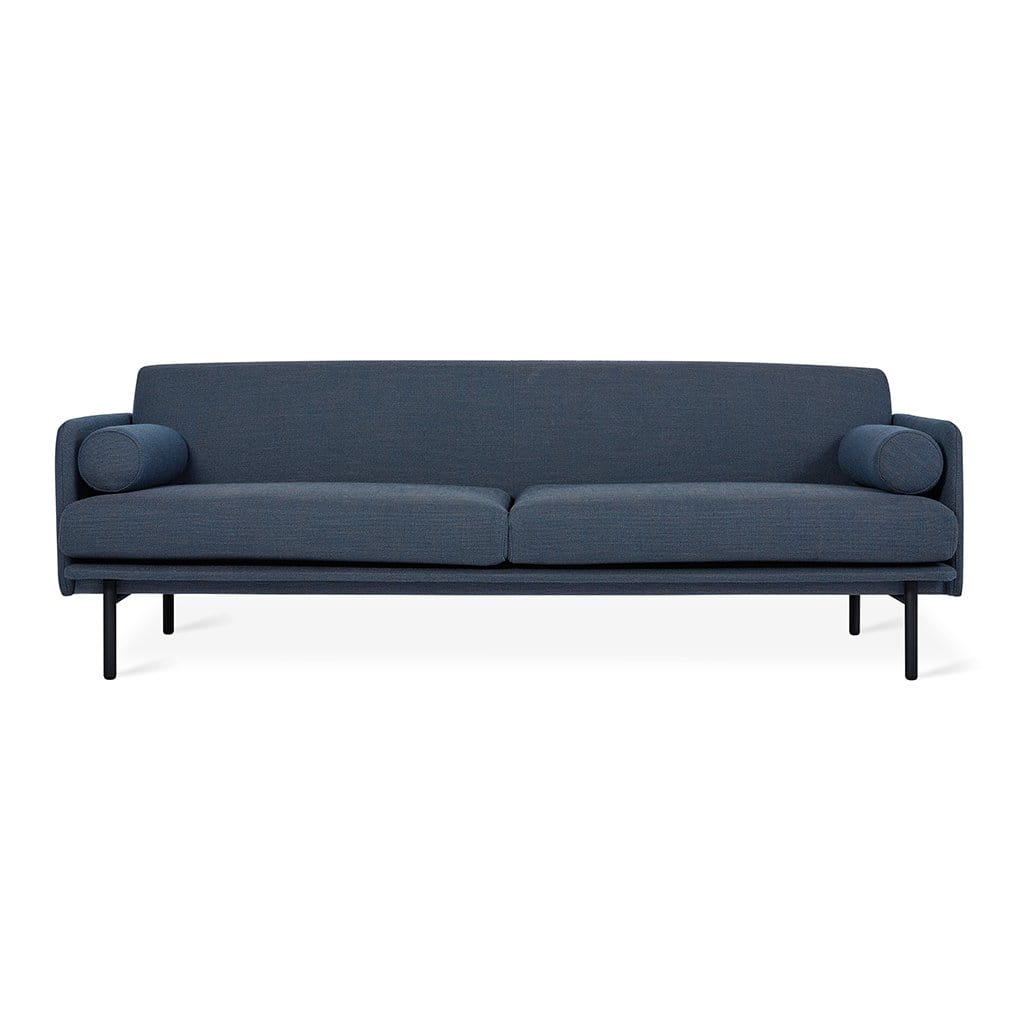 Gus* Modern Foundry, sofa, en métal et tissu, hanson navy