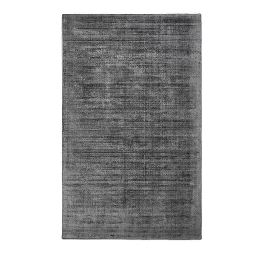 Gus* Modern Fumo, tapis tissé à la main, en viscose, carbon, 8ʼx10ʼ