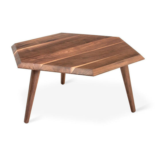 Gus* Modern Metric, table basse, en bois, noyer