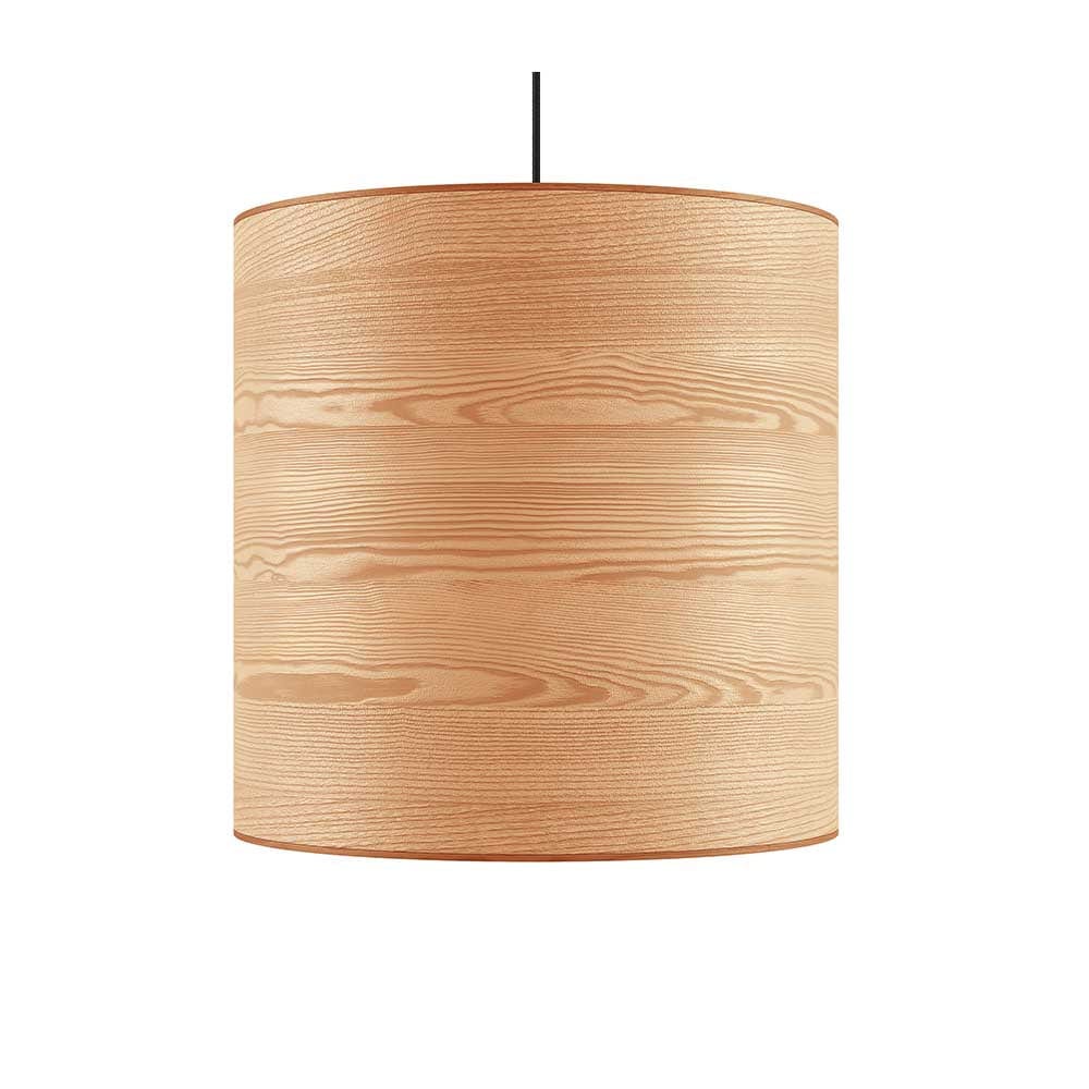 Gus* Modern Milton, lampe suspendue, en bois et métal, grande