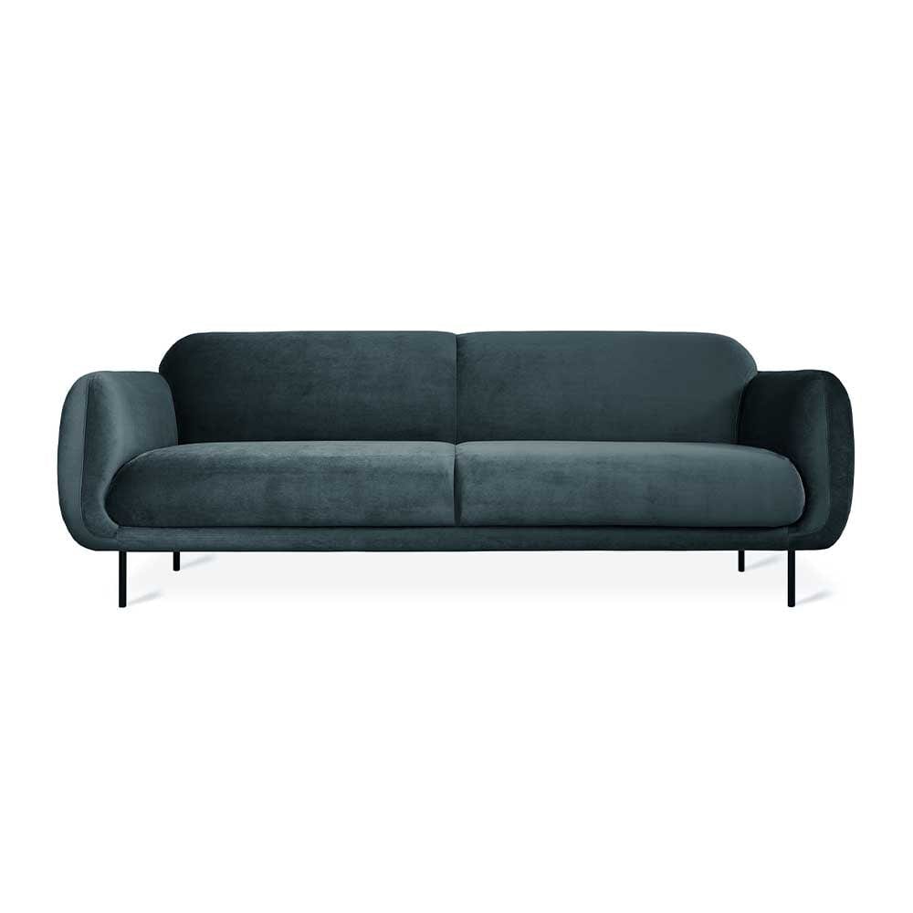 Gus* Modern Nord, sofa 3 places, en bois et tissu, cassella slate