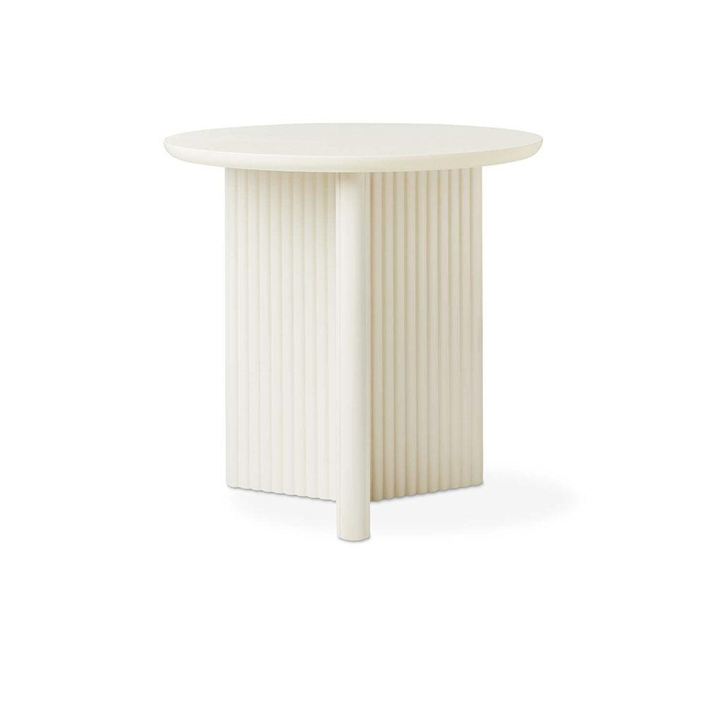 Gus* Modern Odeon, table d’appoint, en bois, pearl