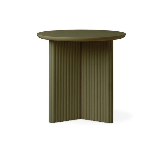 Gus* Modern Odeon, table d’appoint, en bois, olive