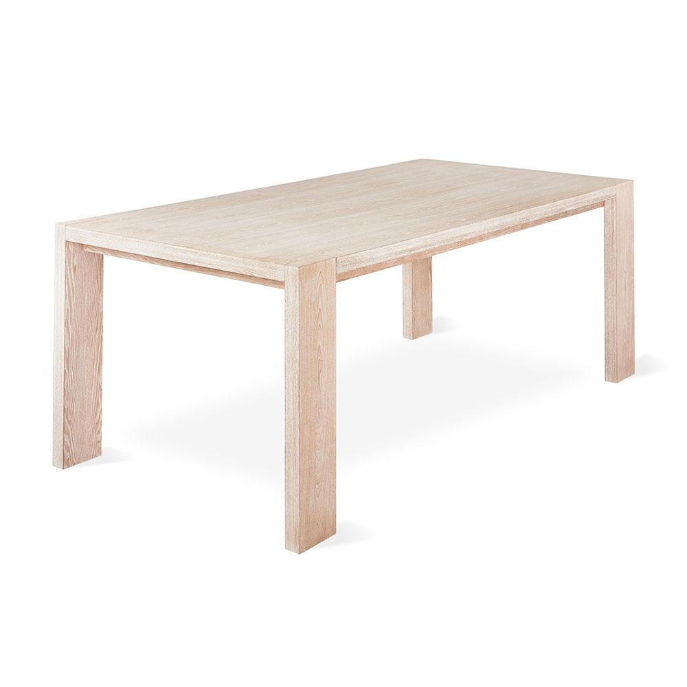 Gus* Modern Plank, table à dîner et de salle à manger, en bois, frêne blanc