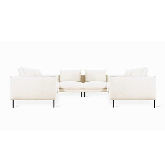 Gus* Modern U Renfrew, sofa sectionnel, en tissu et métal, marino cream