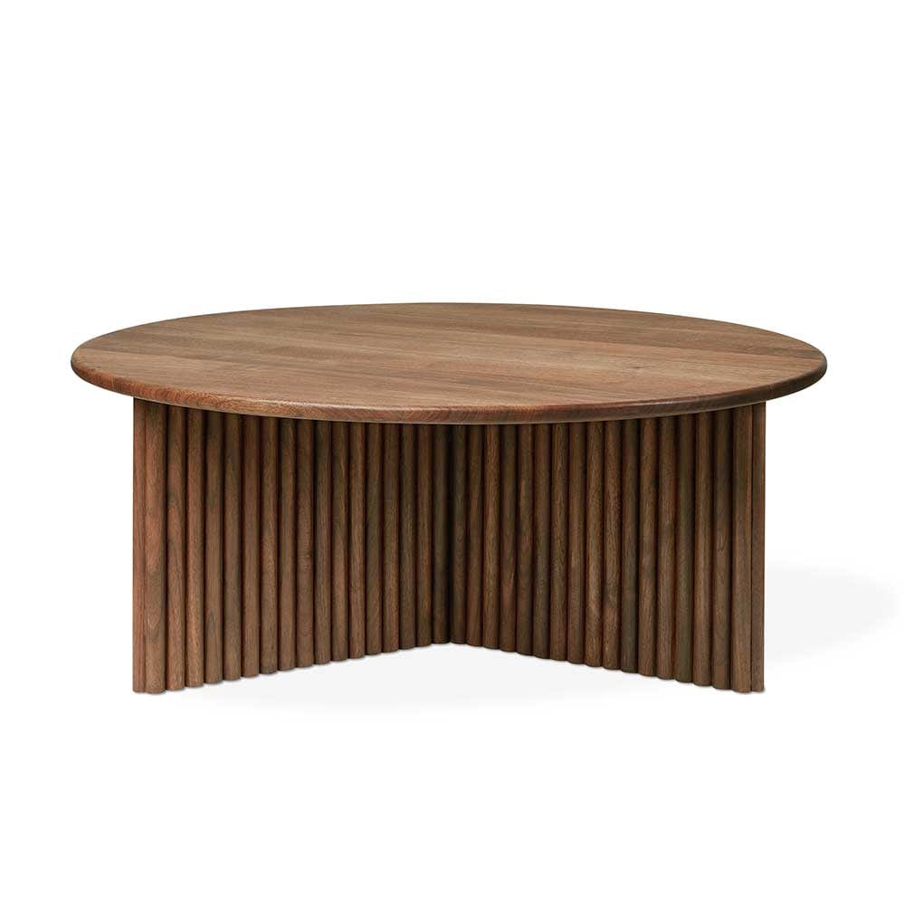 Gus* Modern Odeon, table à café, en bois, noyer