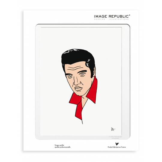 Image Republic Jean-Michel Tixier Elvis / 30 x 40cm