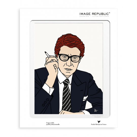 Image Republic Jean-Michel Tixier Yves St Laurent / 30 x 40cm