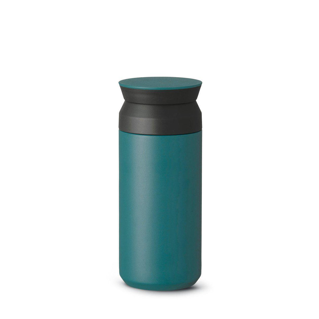 Kinto Travel Tumbler, bouteille isotherme, en acier inoxydable, turquoise, 12 oz