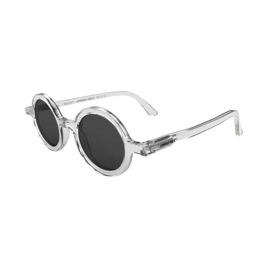 London Mole Moley, lunettes de soleil, en polycarbonate, transparent / noir