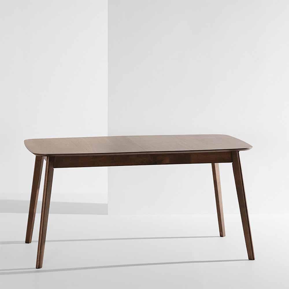 Avec son inspiration du design Mid-century, la table à dîner Loel allie esthétique et ingéniosité. Le placage de noyer ajoute une beauté naturelle, et l'extension offre une flexibilité pour les repas conviviaux.