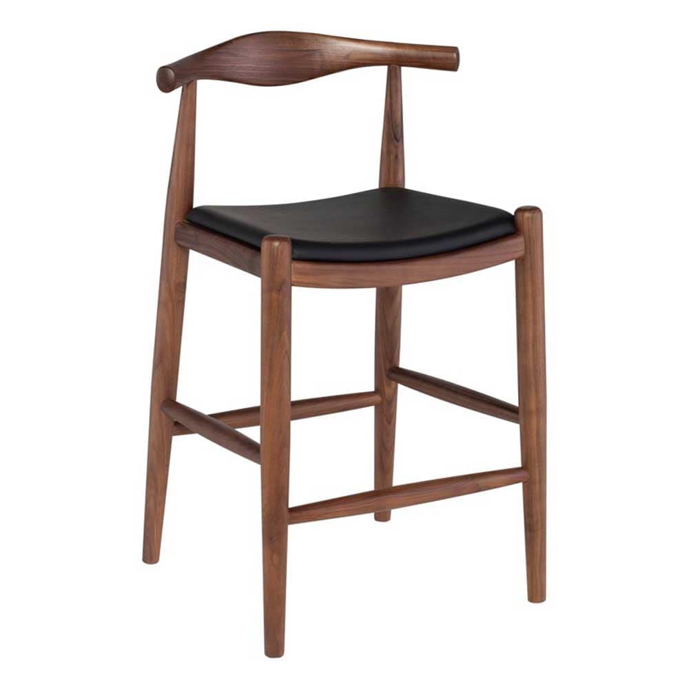 Nuevo Tabouret de comptoir Maja chêne / noir