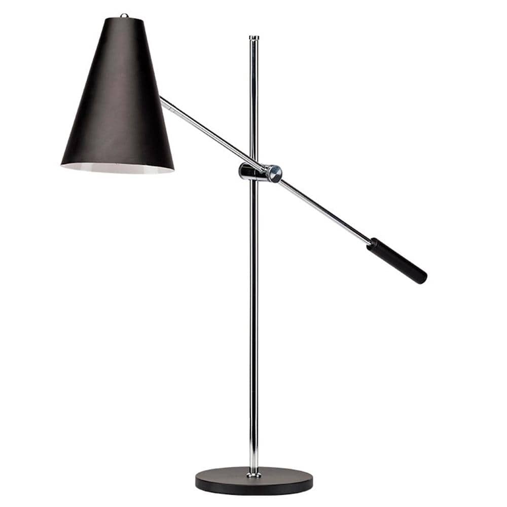 Nuevo Tivat, lampe de table, en métal, noir