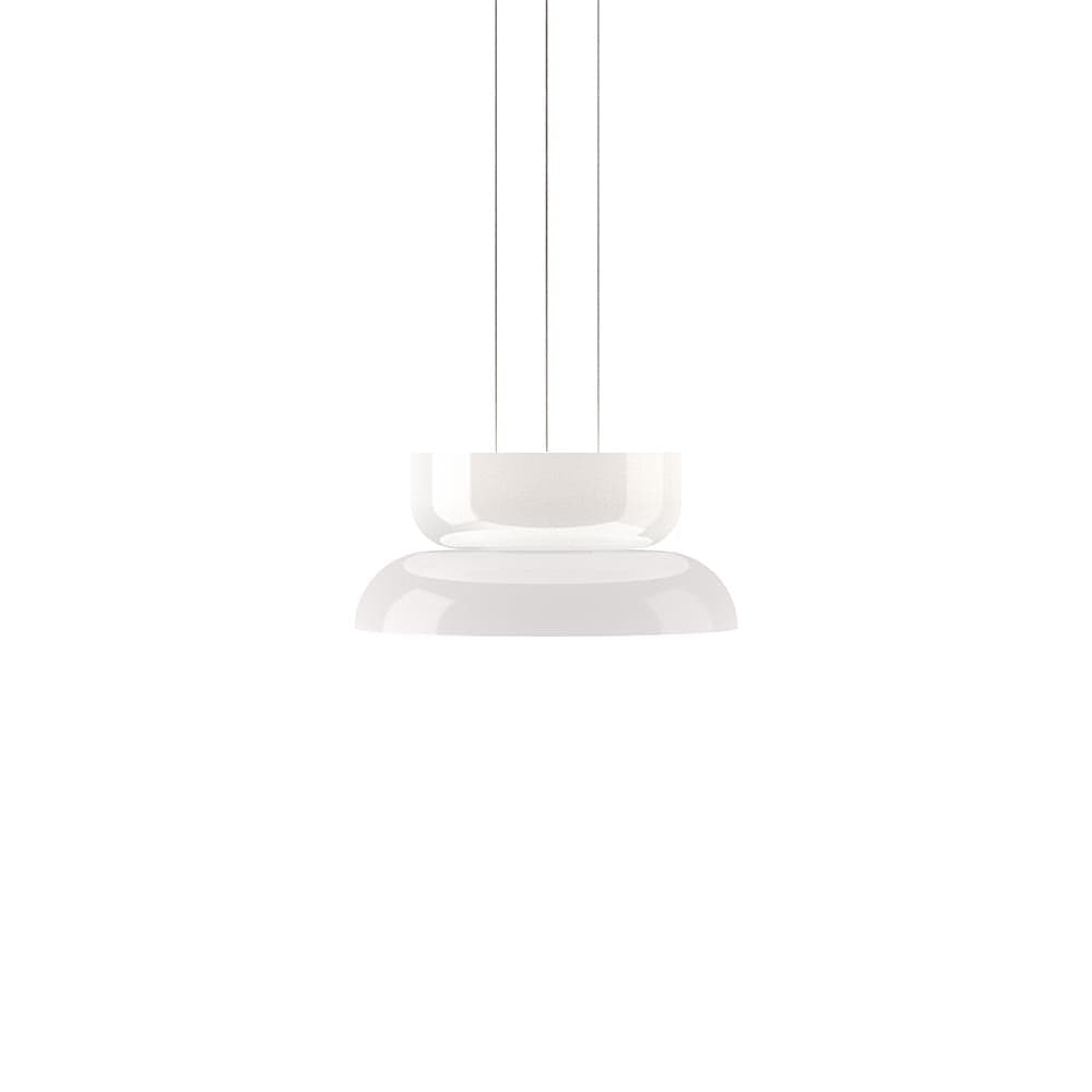 Pablo Designs Totem, lampe suspendue de forme géométrique, en verre, DC