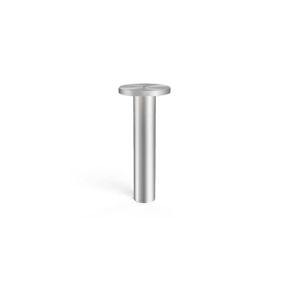 Pablo Designs Luci, lampe de table LED transportable, en aluminium, argent