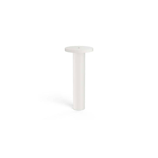 Pablo Designs Luci, lampe de table LED transportable, en aluminium, blanc