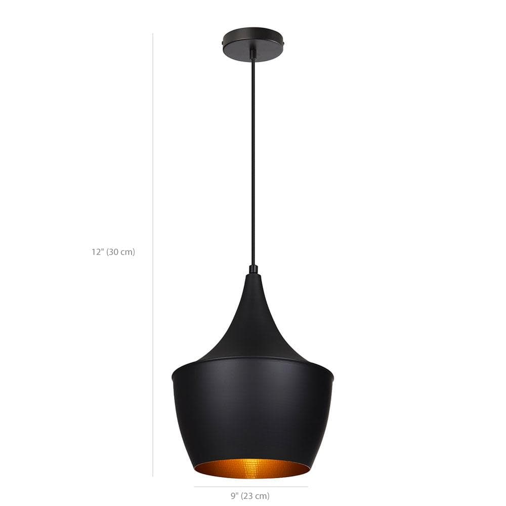 Reproduction Beat Fat, lampe suspendue, en métal, dimensions