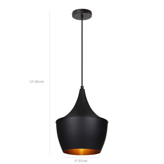 Reproduction Beat Fat, lampe suspendue, en métal, dimensions